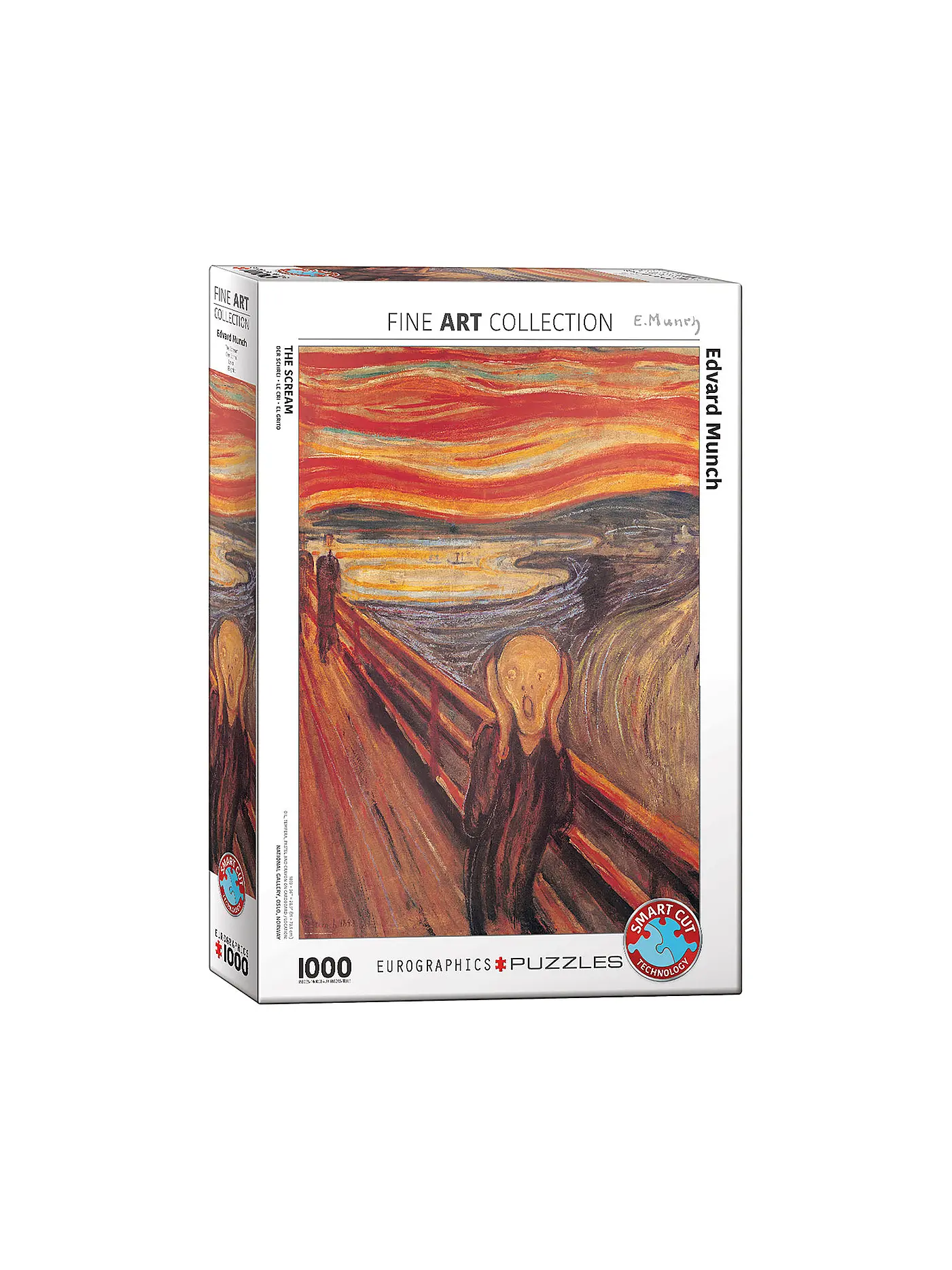 EUROGRAPHICS | Puzzle - The Scream Edvard Munch 1000 Teile | 